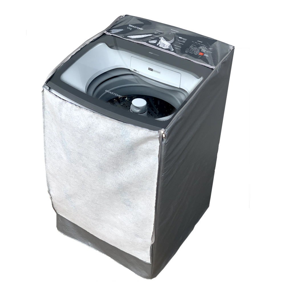 Capa Para Máquina de Lavar Brastemp 16Kg BWK impermeável com Zíper