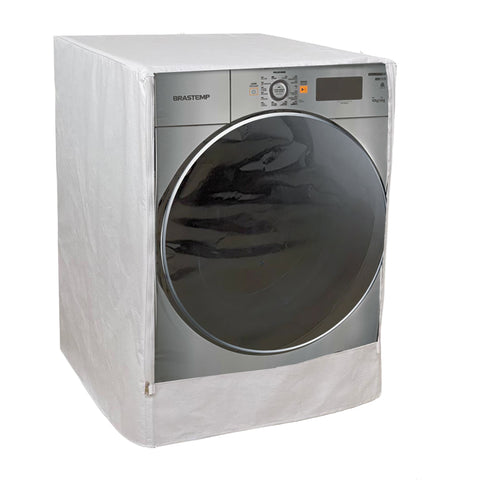 Capa Maquina Lava e Seca Brastemp 10 kg Abertura Frontal Transparente com Ziper