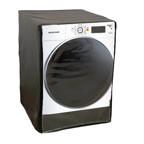 Capa Maquina Lava e Seca Brastemp 10 kg Abertura Frontal Transparente com Ziper