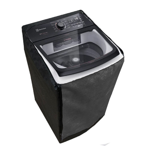 Capa Estampada Para Máquina de Lavar Electrolux 17 Kg Perfect Care Prata Com Vapor e Painel Touch (LEV17)