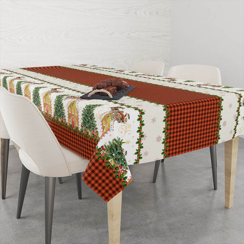 Toalha de Mesa Retangular Impermeável Térmica - Edição Natal