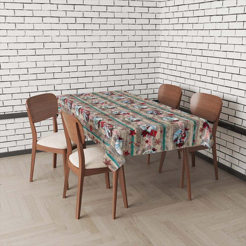 Toalha de Mesa Retangular Impermeável Térmica - Edição Natal